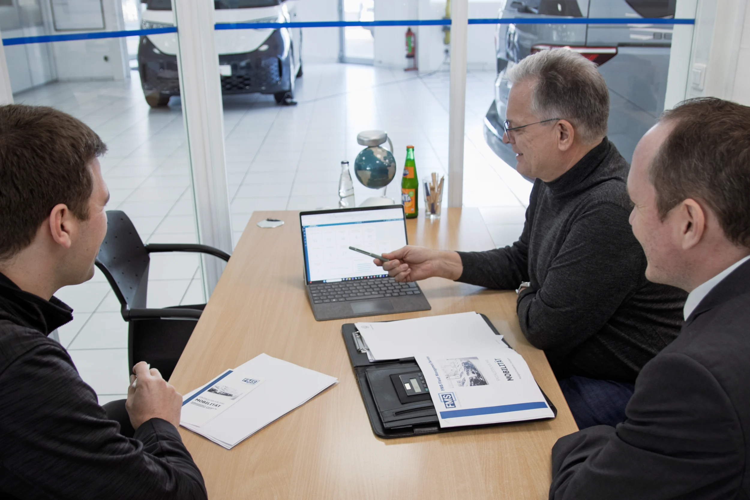 Beratungsgespräch bei FMS