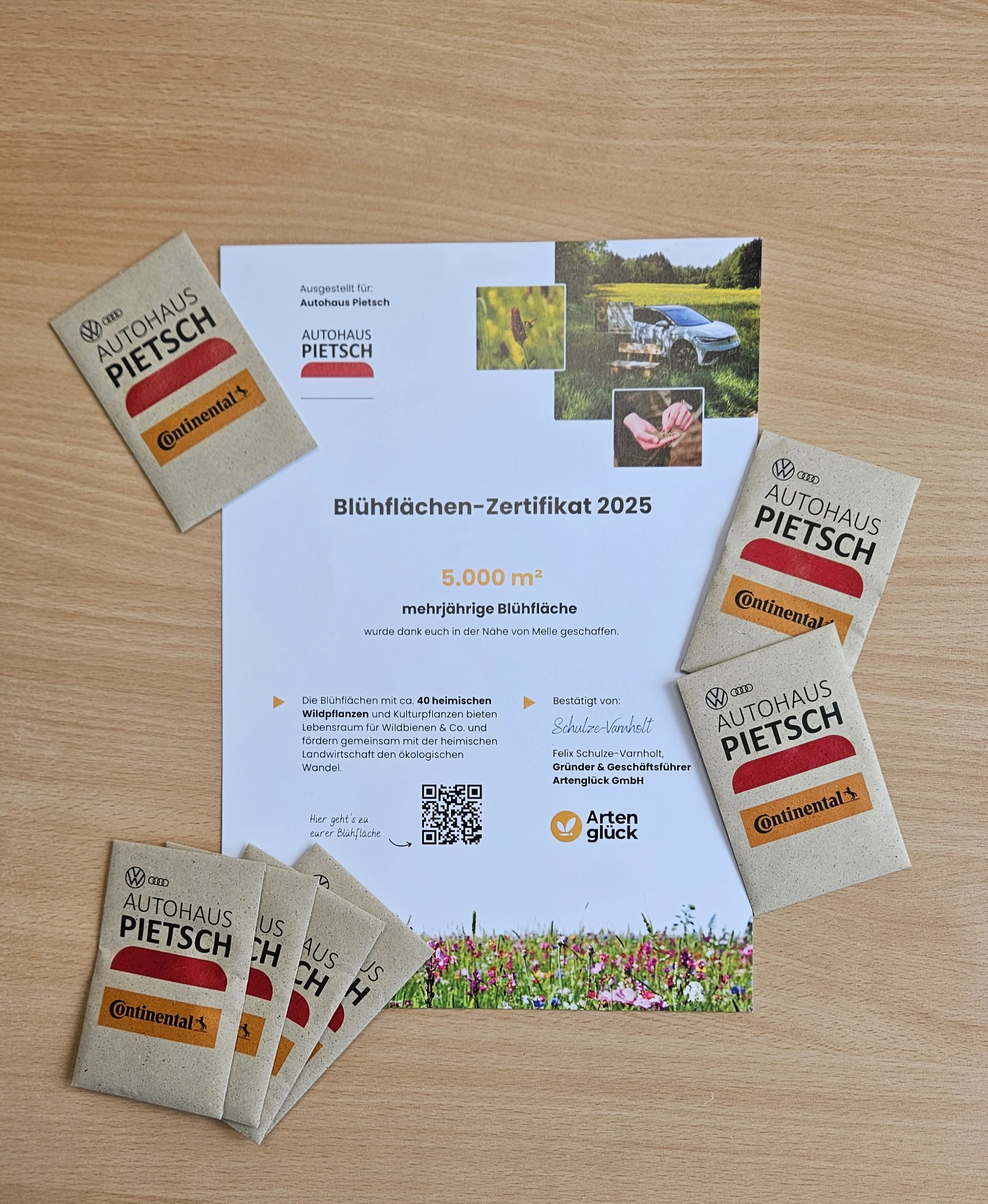 Blühwiesen-Zertifikat