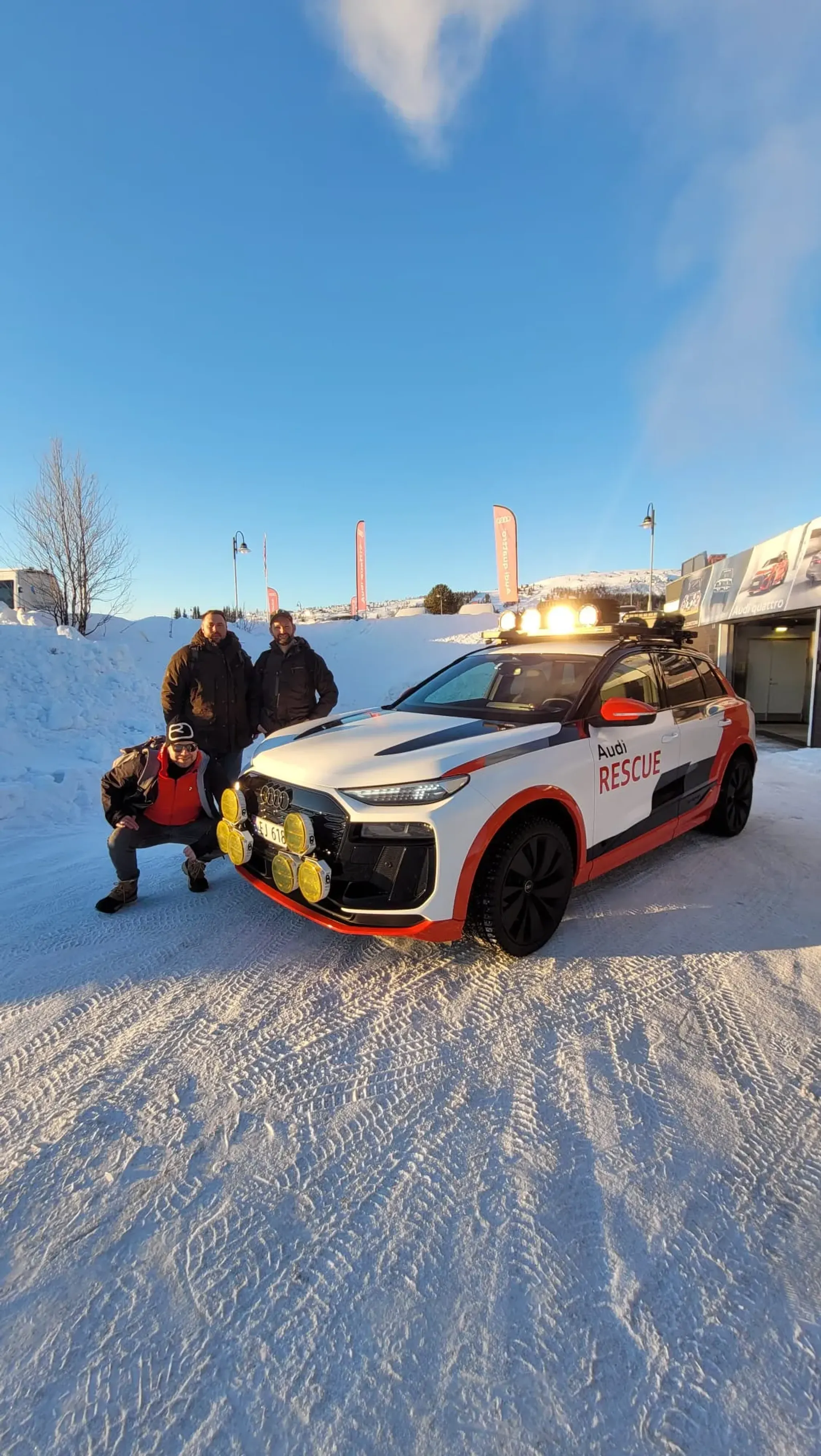 Audi driving experience Norwegen Spindler