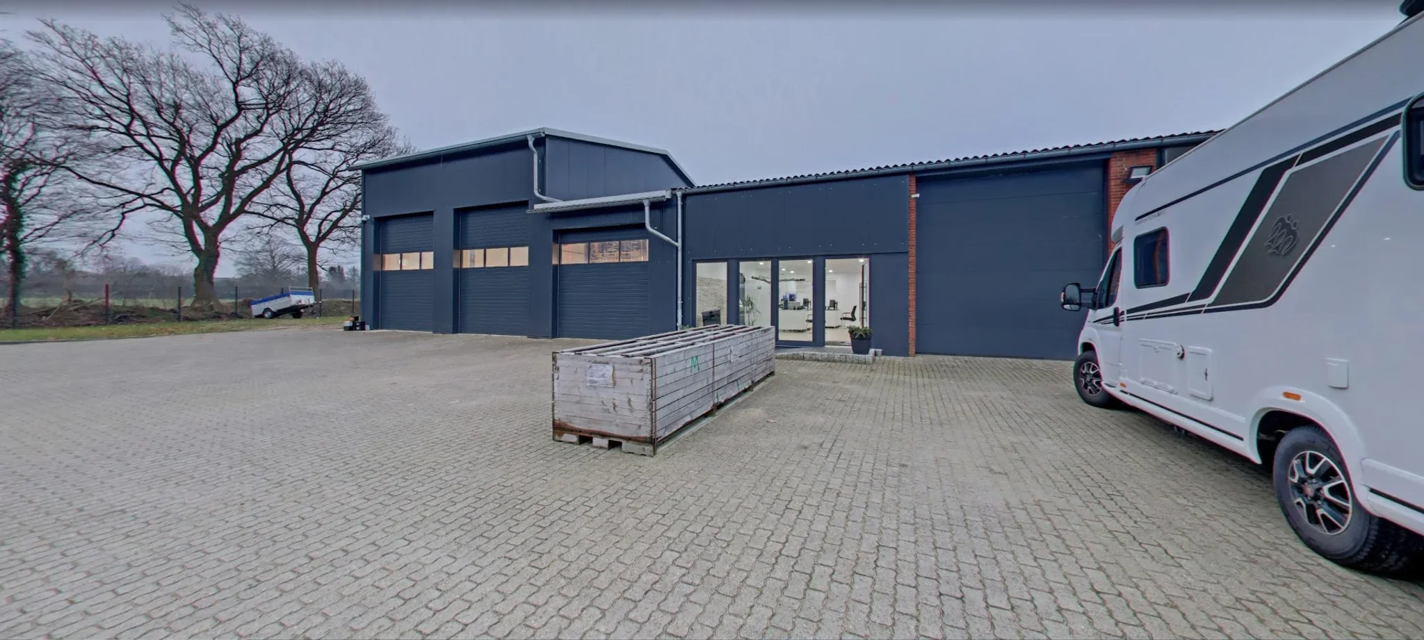 Außenaufnahme des Caravan Center Nord in Heide