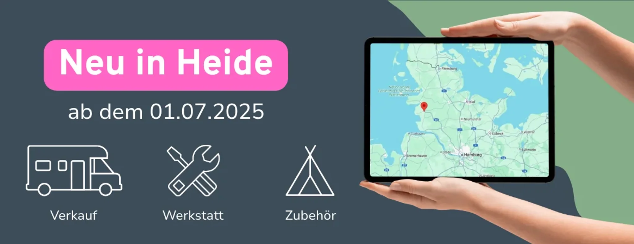 Neu in Heide! Caravan Center Nord ab dem 01.07.2025