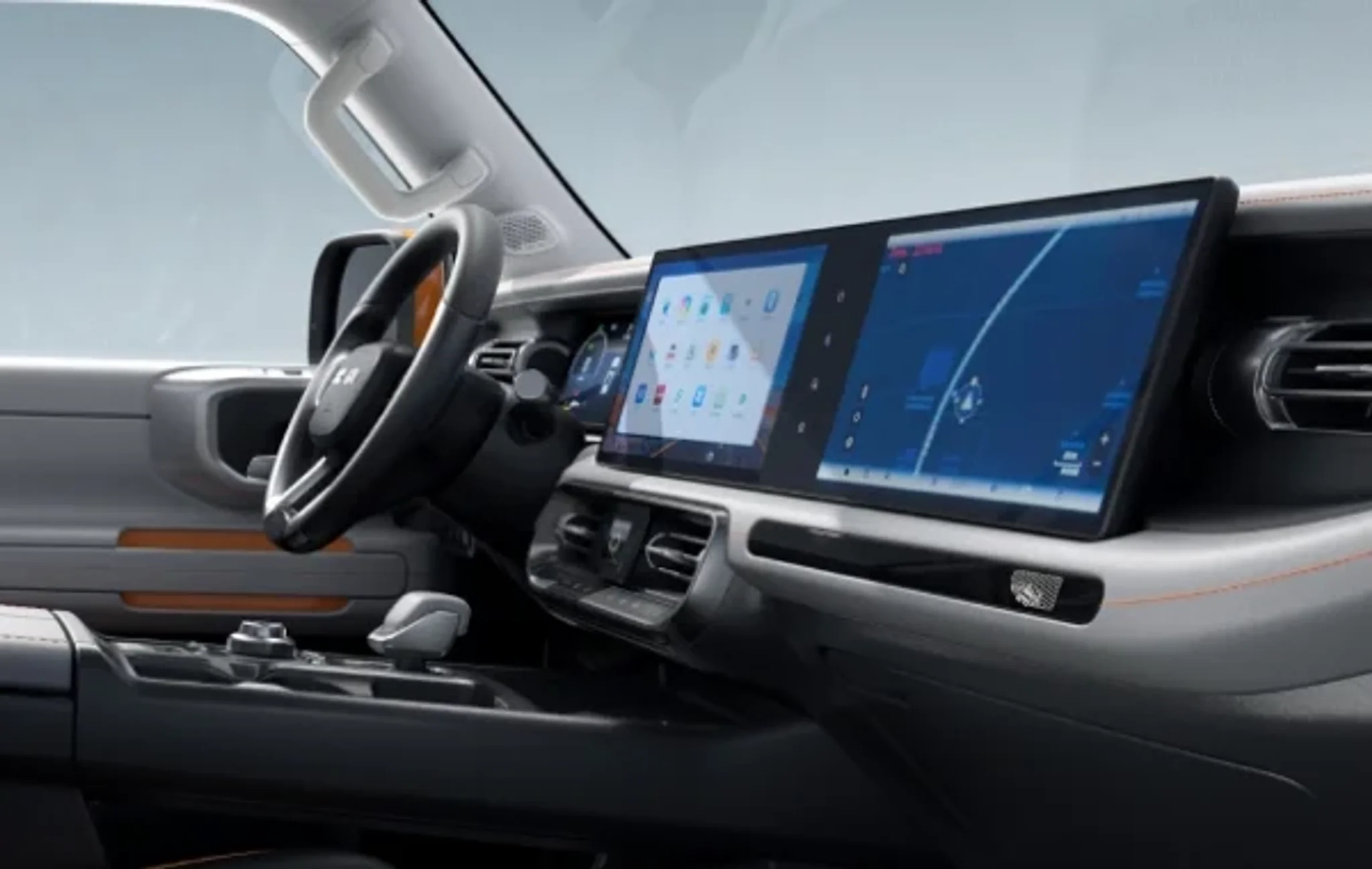 baic-bj40 detailansicht Cockpit von rechts aufgenommen