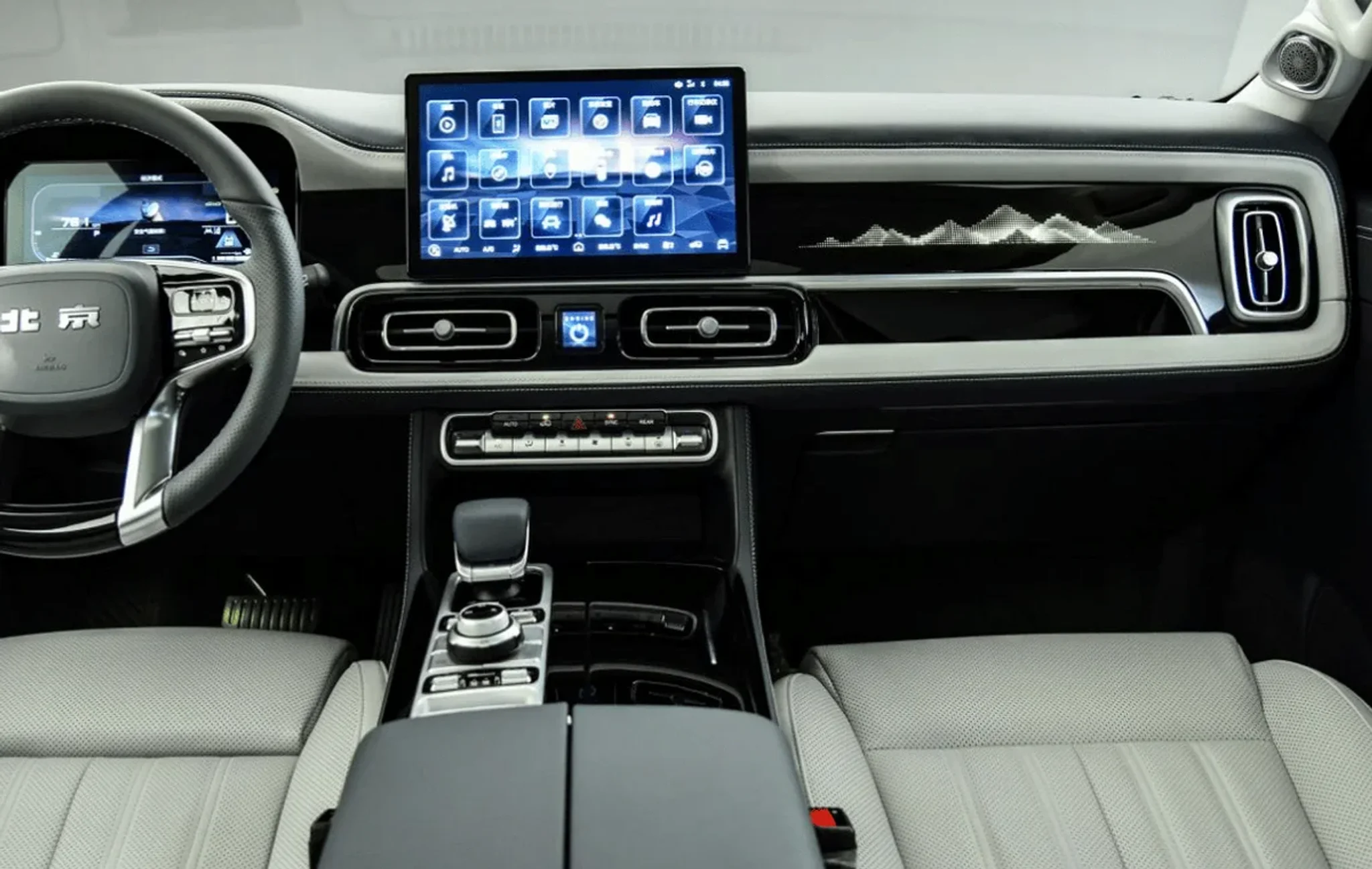 Baic BJ60 Detailansicht Cockpit