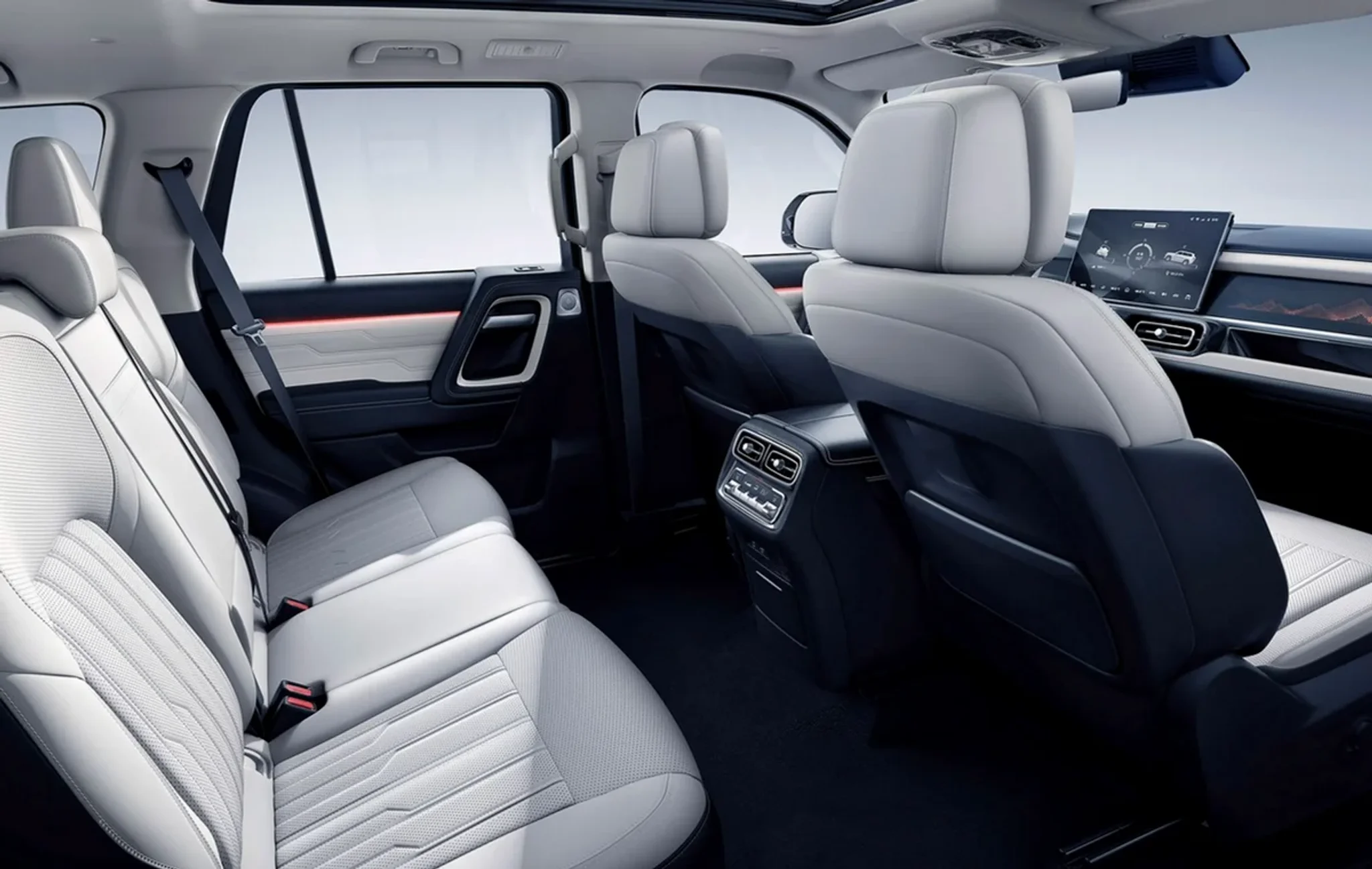 Baic BJ60 detailansicht, Rücksitzbank