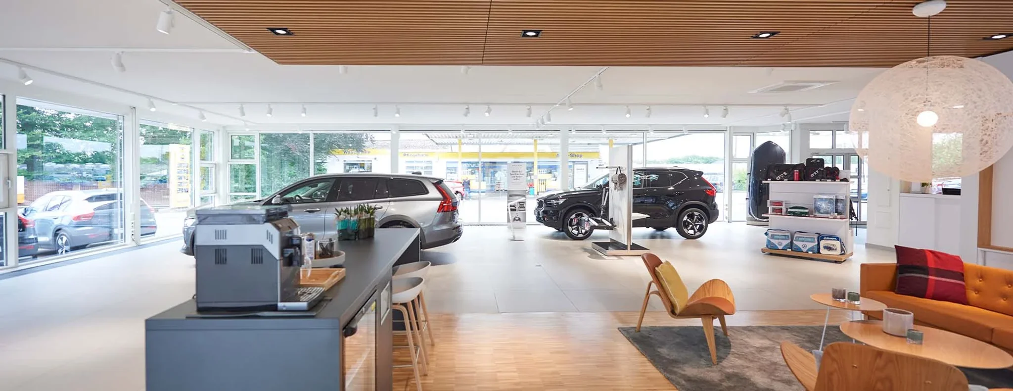 Volvo Showroom, der Autozentrale Sturm