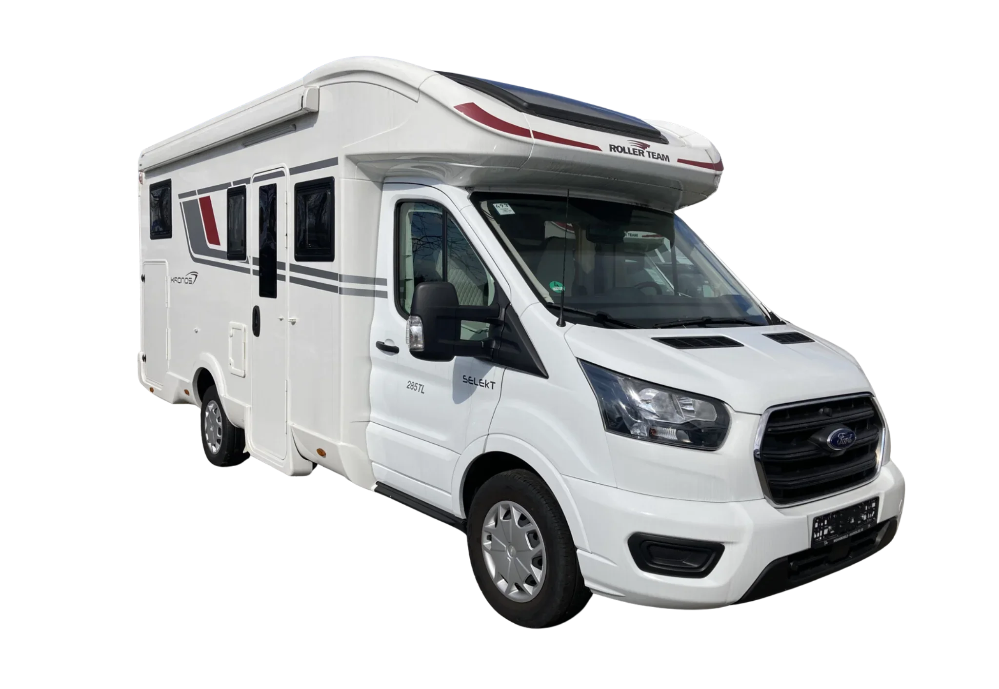 Teilintegriertes Wohnmobil der Marke Roller-Team