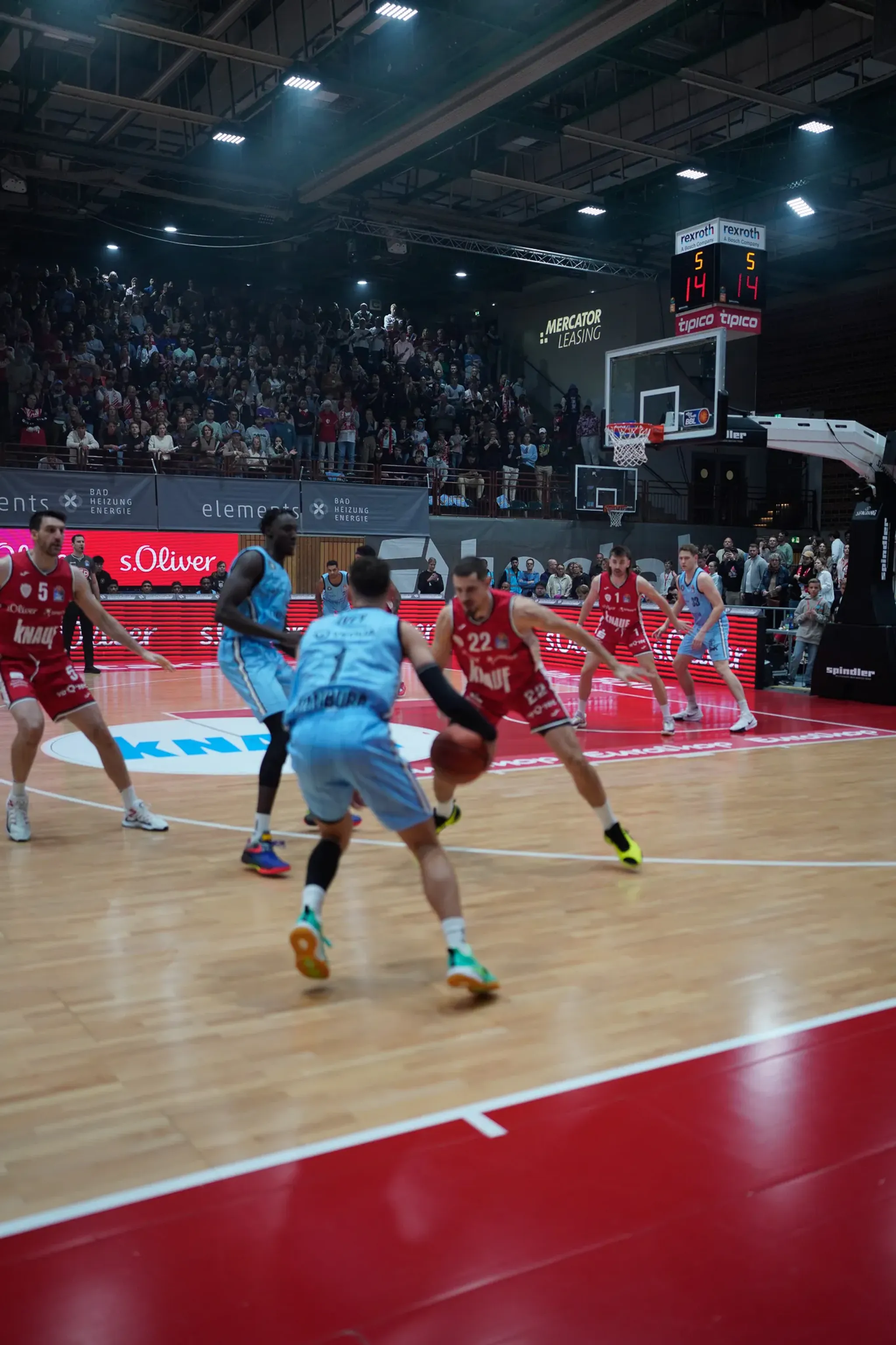 Spieltagspraesentation Baskets Spindler