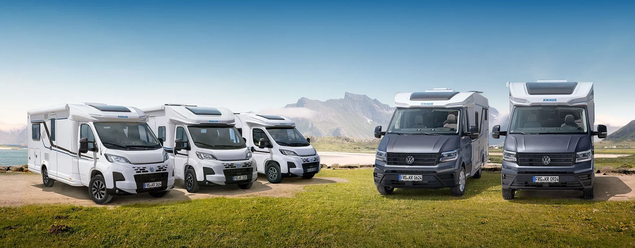Teilintegrierte Knaus Wohnmobile