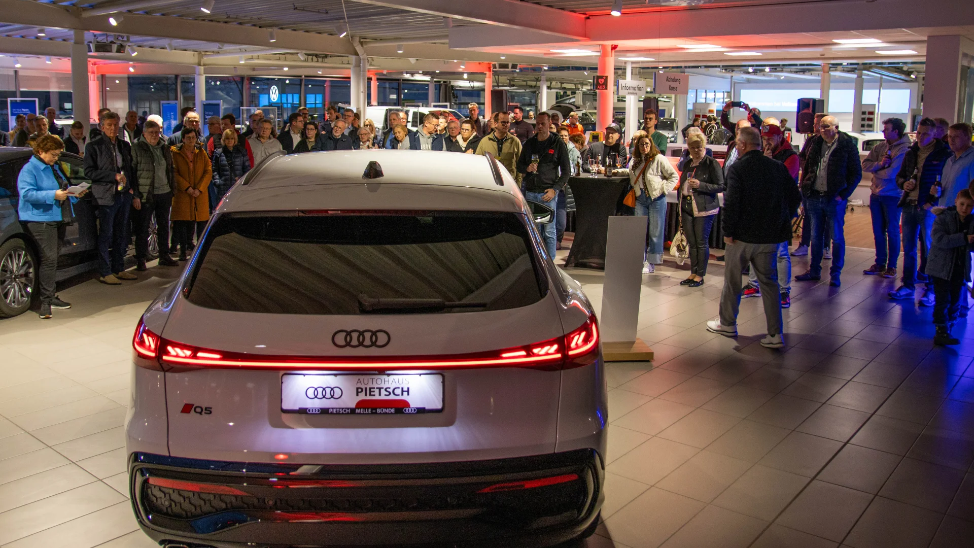 Präsentation Audi Q5 vor Publikum