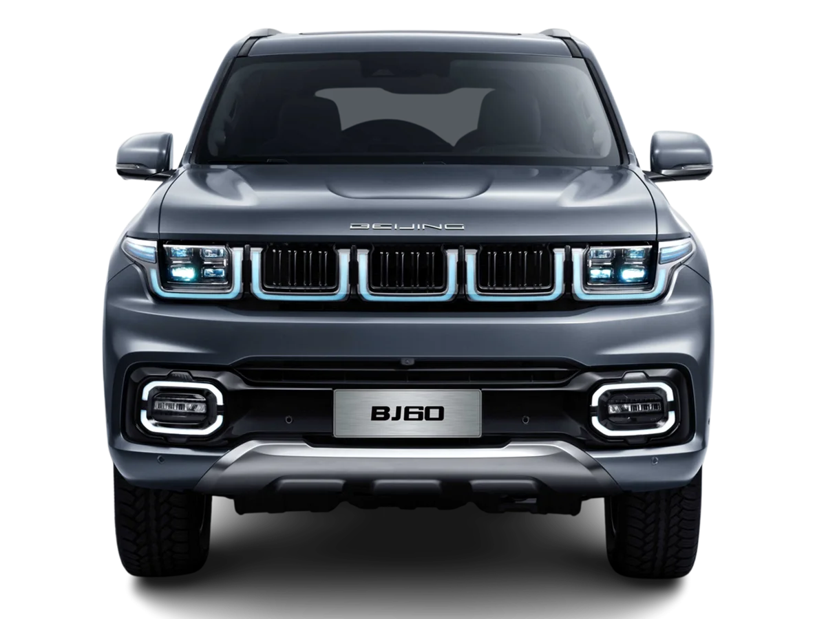 Baic BJ60 in Farbe grau von vorn fotografiert