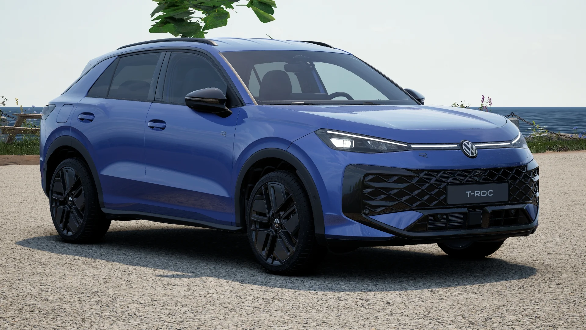 Blauer T-Roc in seitlicher Frontansicht.jpg