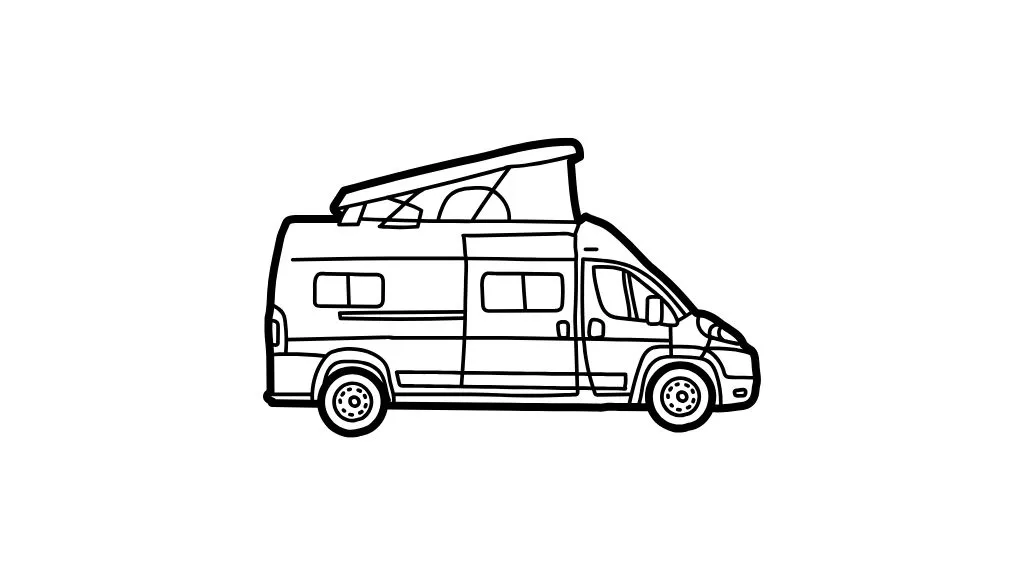 Camper gebraucht kaufen Piktogramm