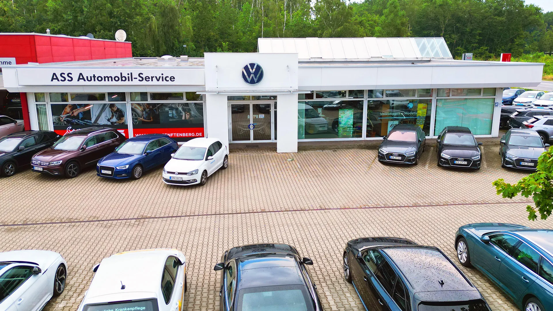 Autohaus AS S. In Senftenberg Frontaufnahme