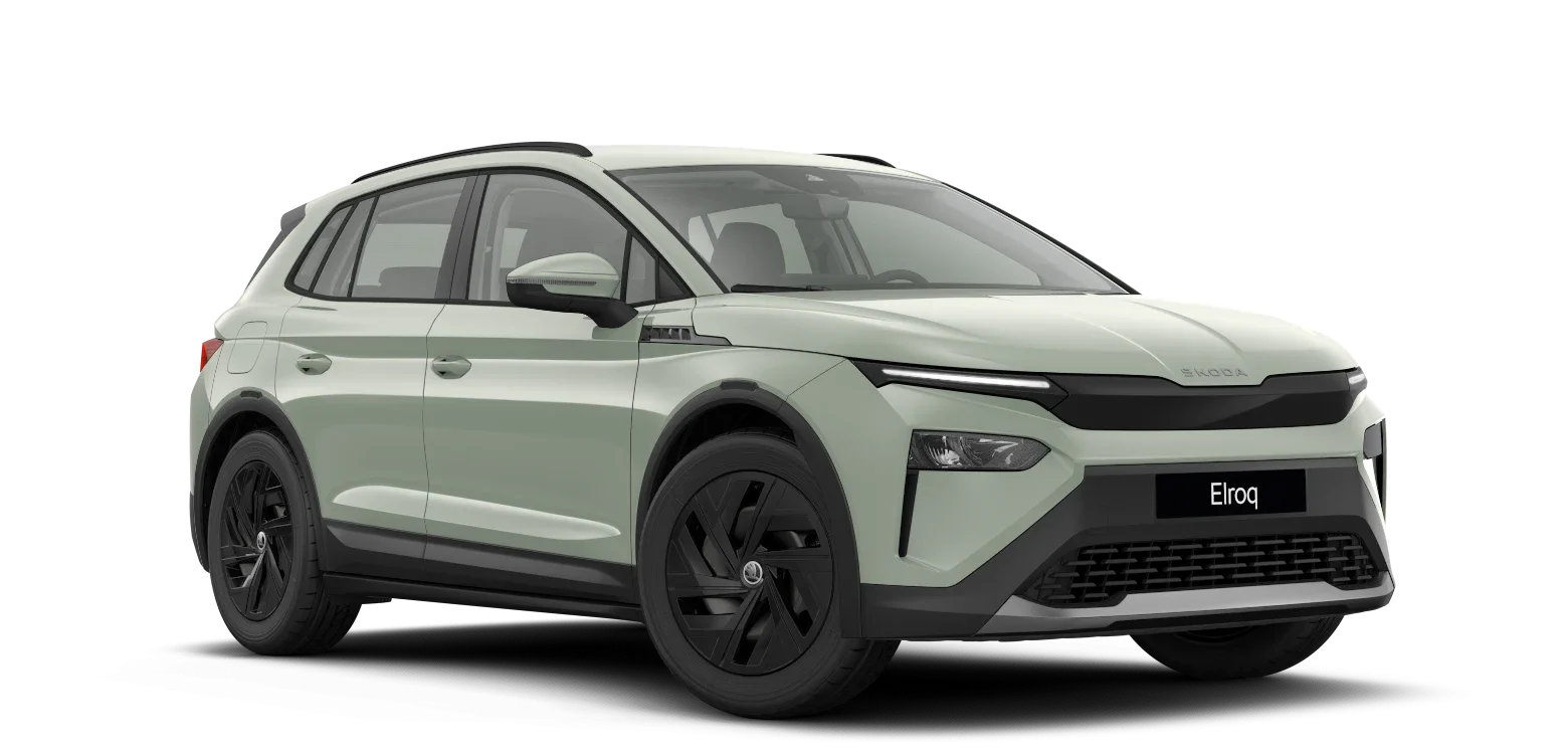 Škoda Elroq in hellgrün