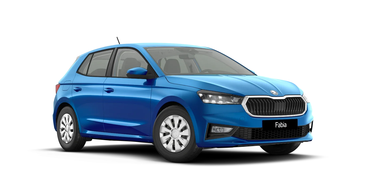 Škoda Fabia in blau
