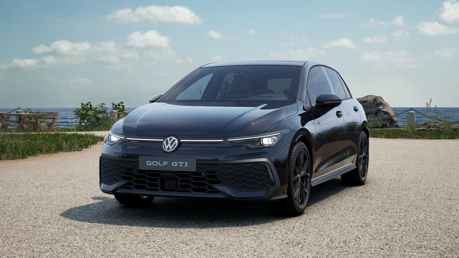 Golf GTI schwarz Frontansicht.jpg