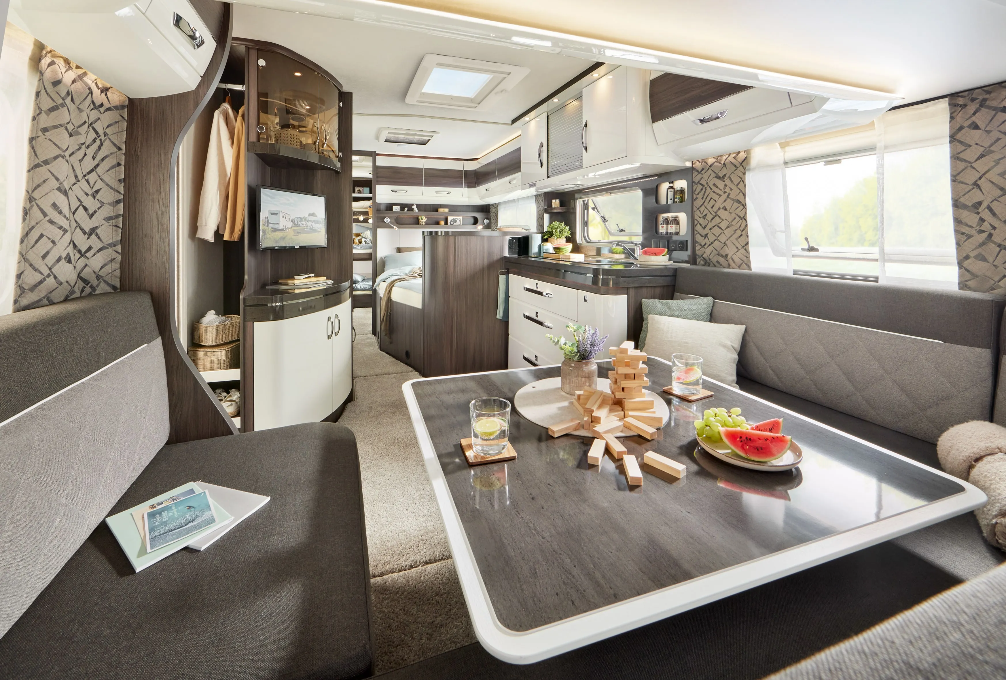 Hobby PRESTIGE 720 KWFU Innenansicht