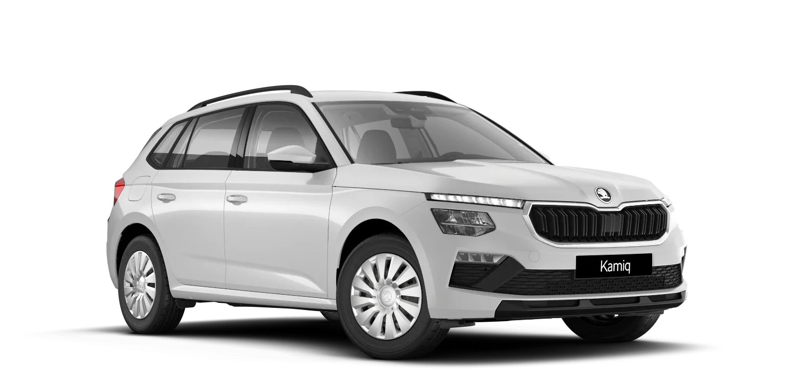 Škoda Kamiq in Weiss