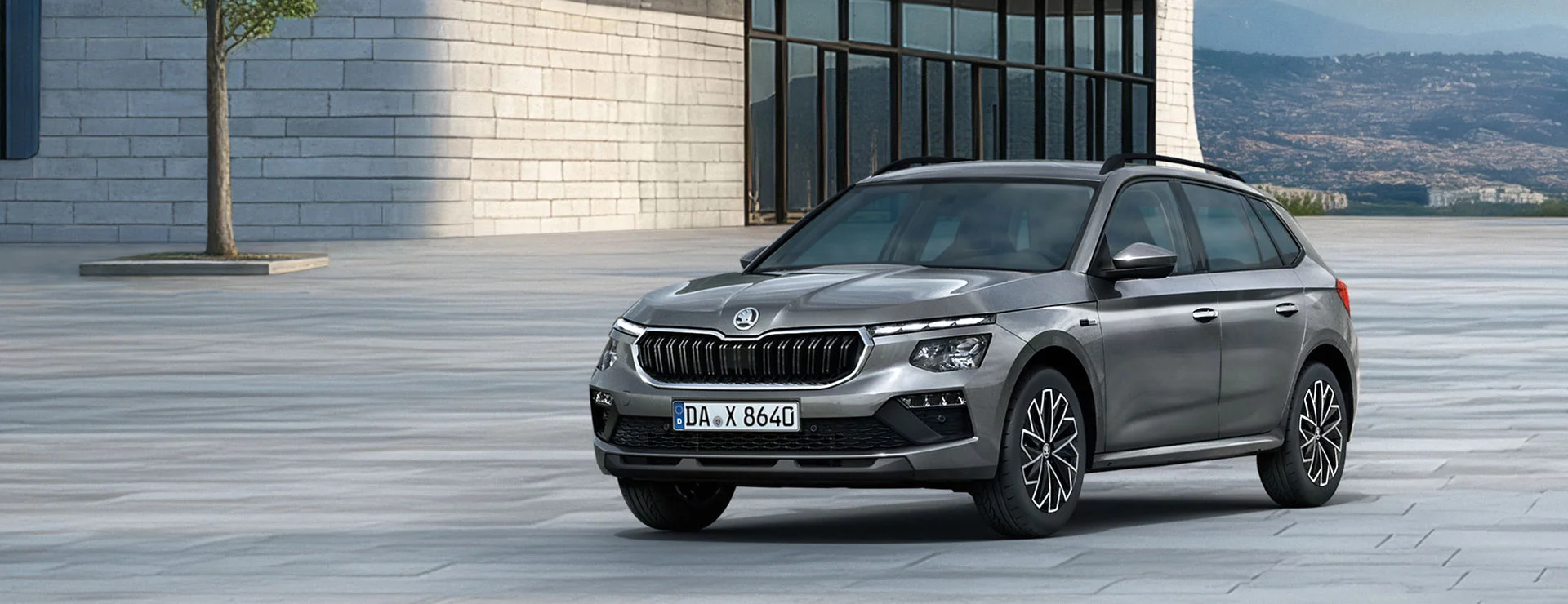 Škoda Kamiq in grau metallic