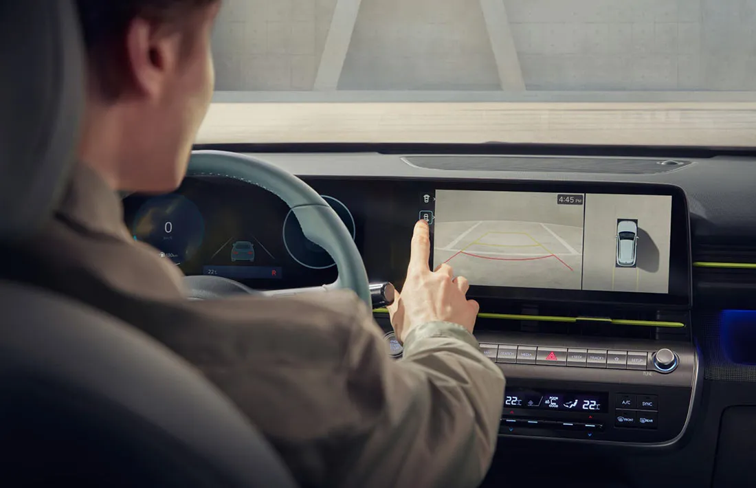 Hyundai Kona Ansicht des Cockpit