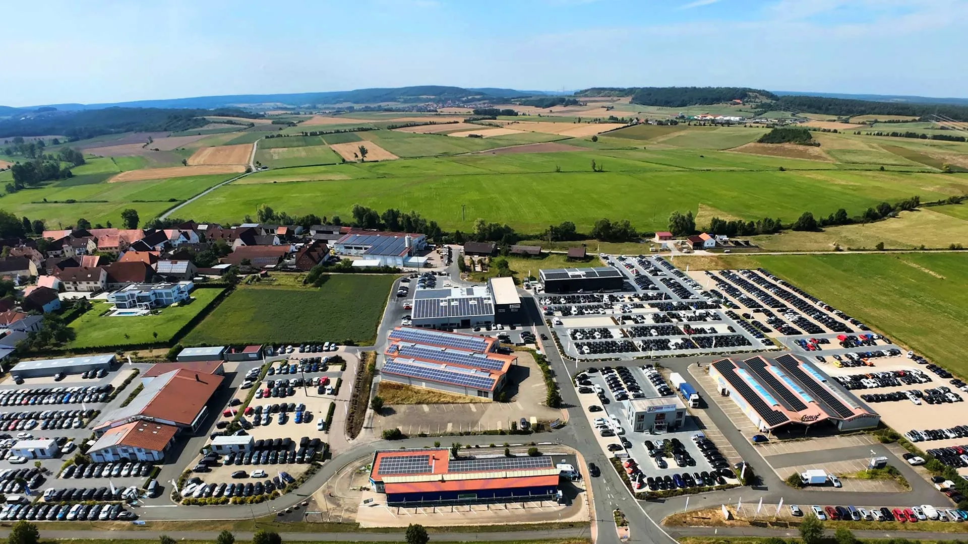 Luftbild Auto Zeilinger GmbH in Dietersheim