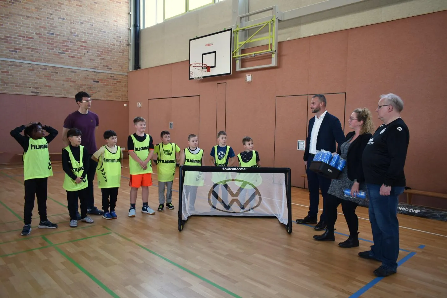 Minitore für den Güstrower Handballverein vom Autohaus Nord