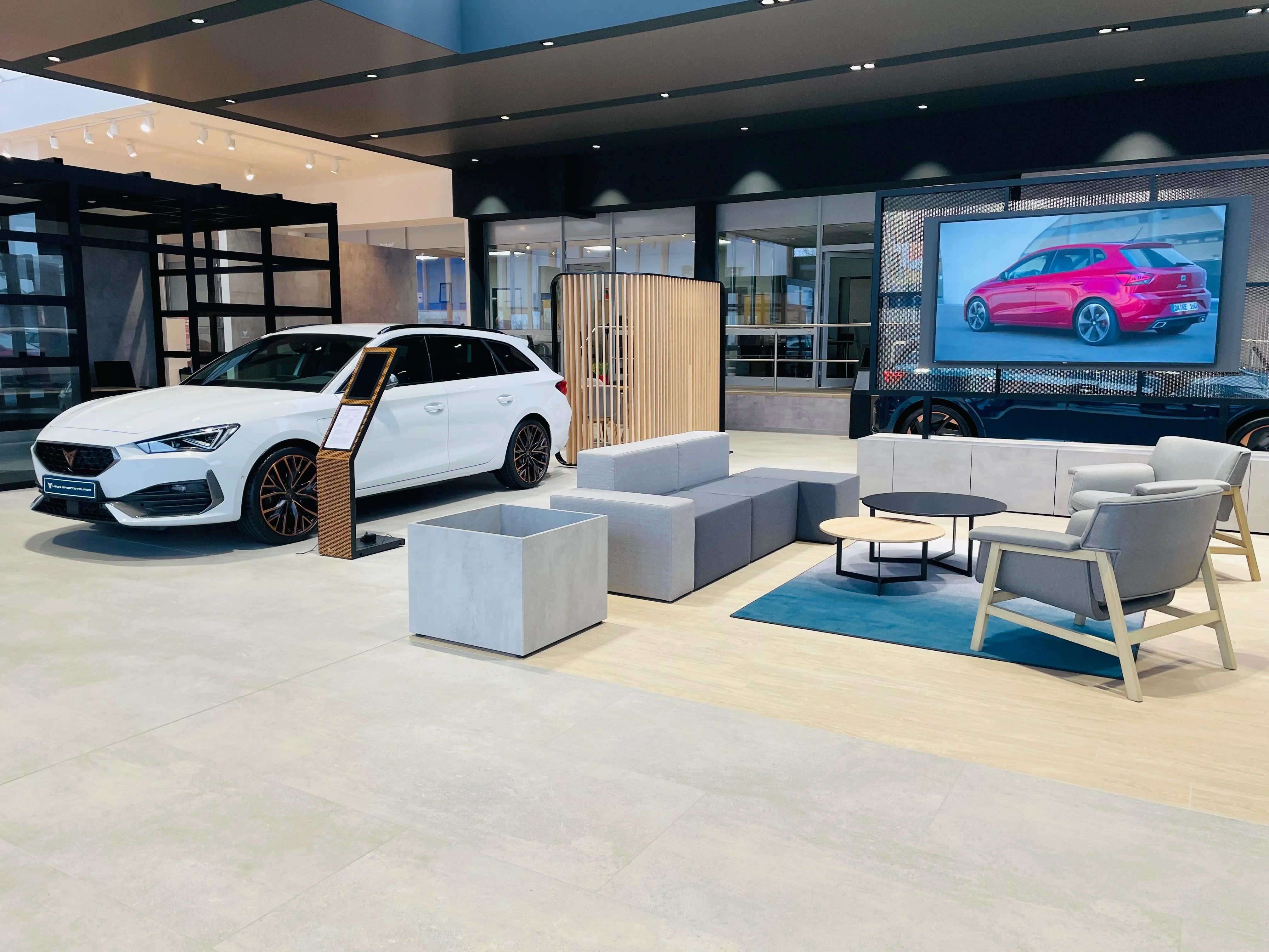 CUPRA, Ausstellungsraum im Autohaus Bäumer