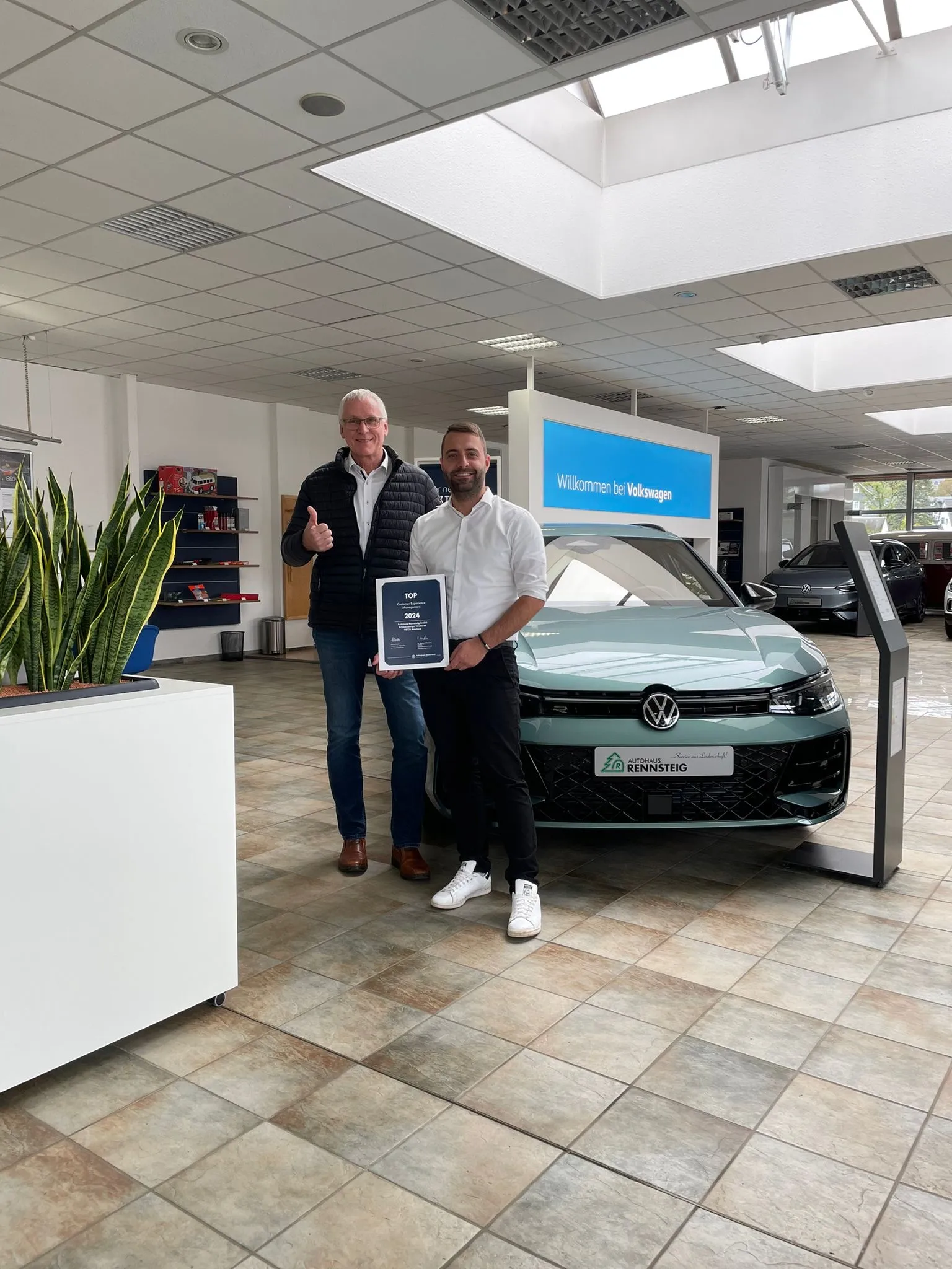 Rennsteig Auszeichnung Spindler VW