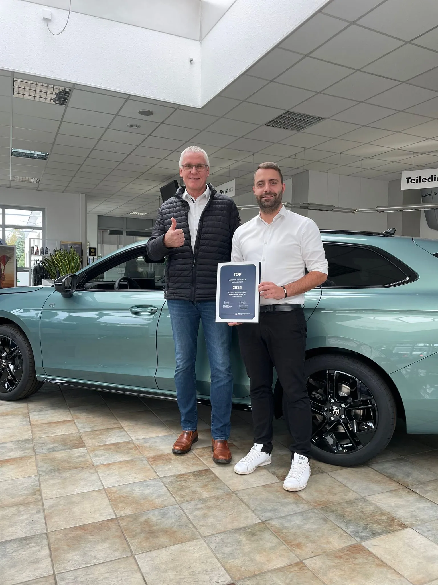 Rennsteig Auszeichnung Spindler VW