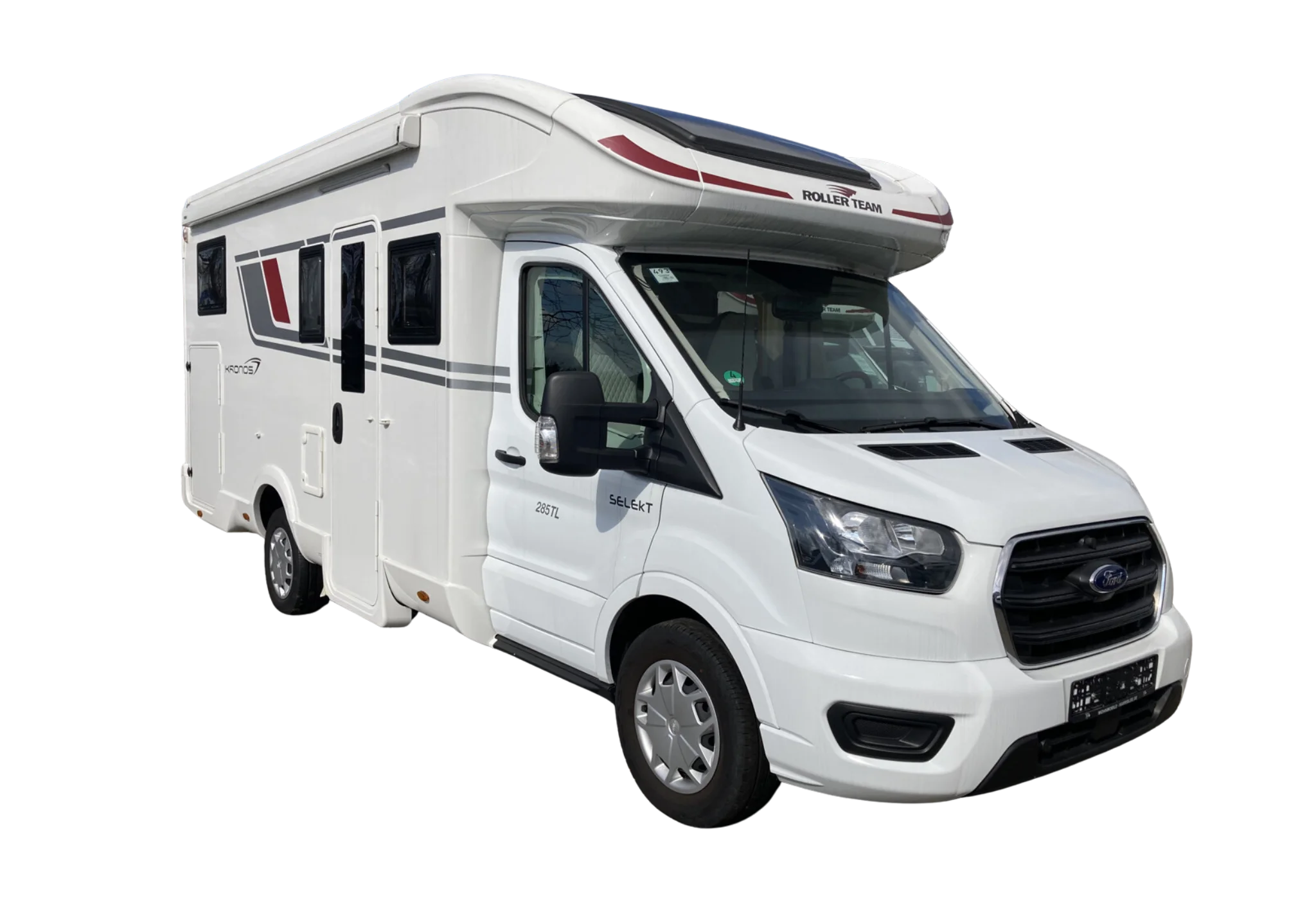 Teilintegriertes Wohnmobil der Marke Roller-Team