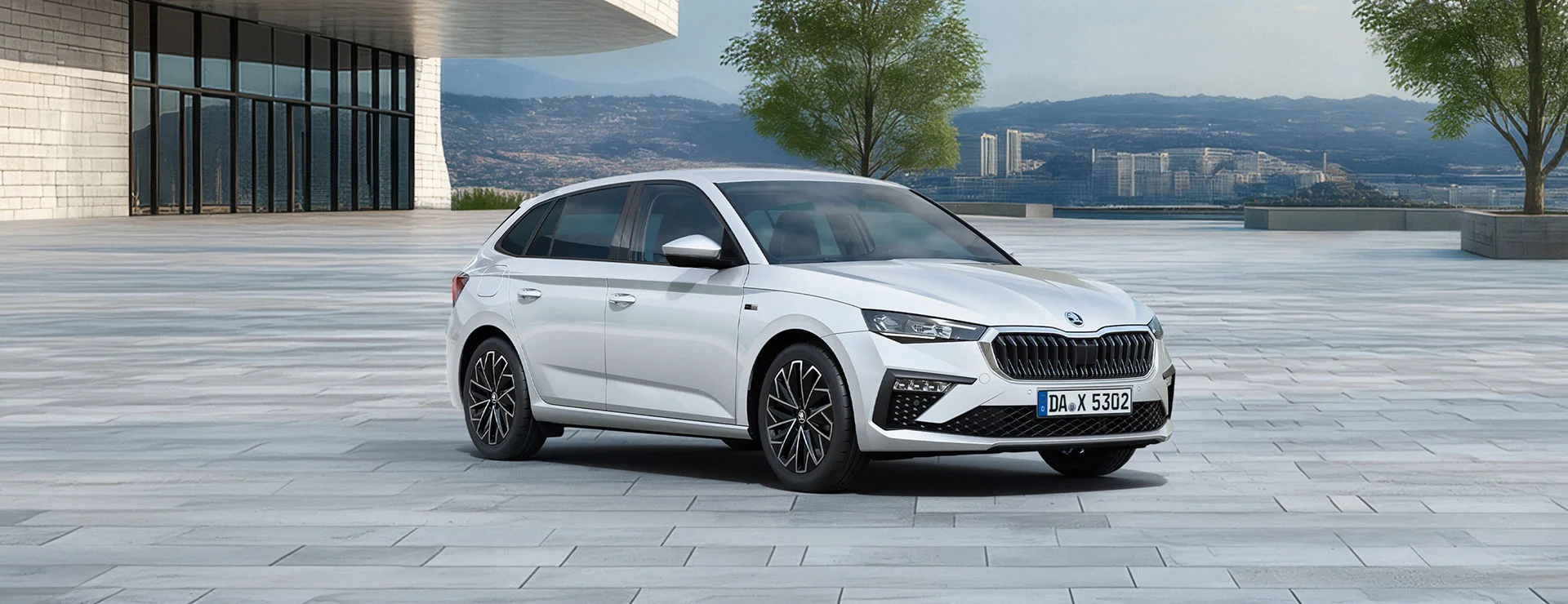 Skoda Scala in weiß