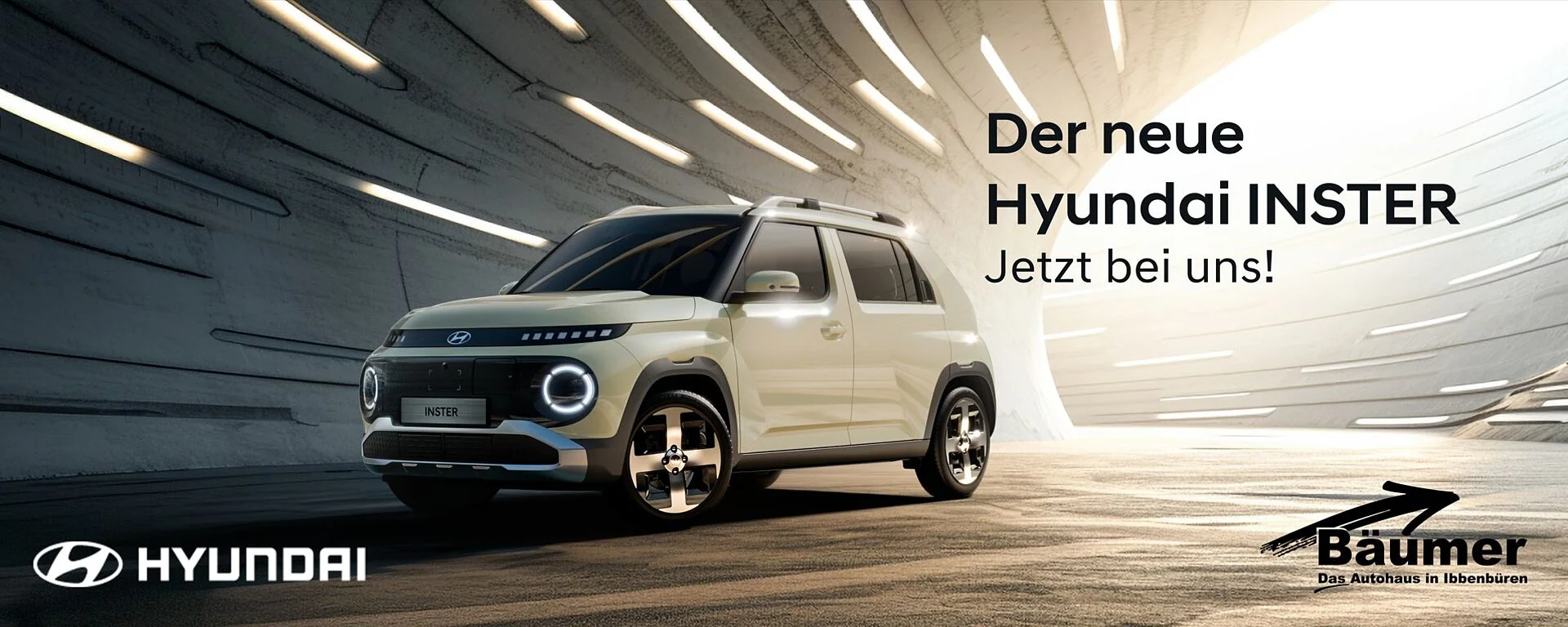 Hyundai Inster von vorn fotografiert