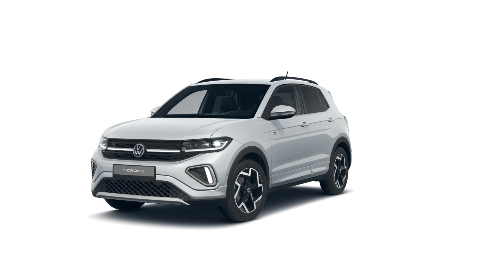Silberner T-Cross R-Line Frontansicht