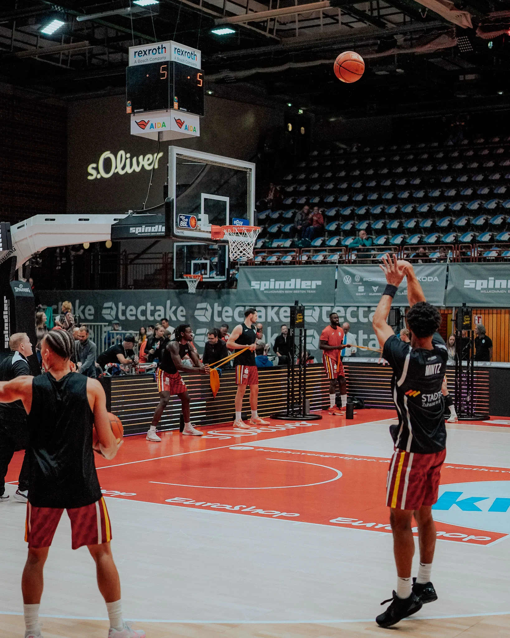 Spieltagspraesentation Baskets Spindler