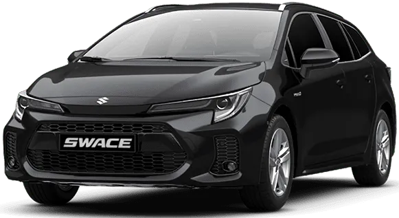 Suzuki Swace in Schwarzansicht vorne, links links