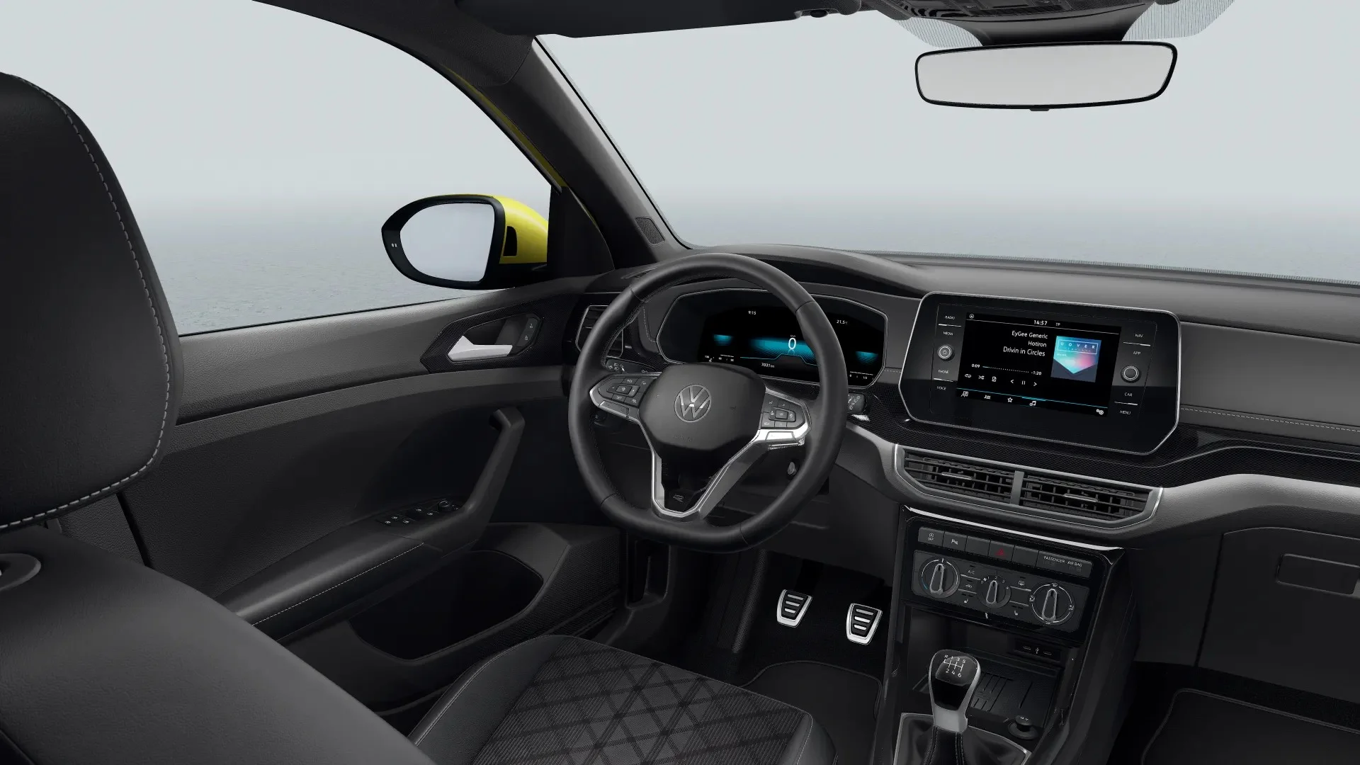 T-Cross R-line Infotainment Ansicht