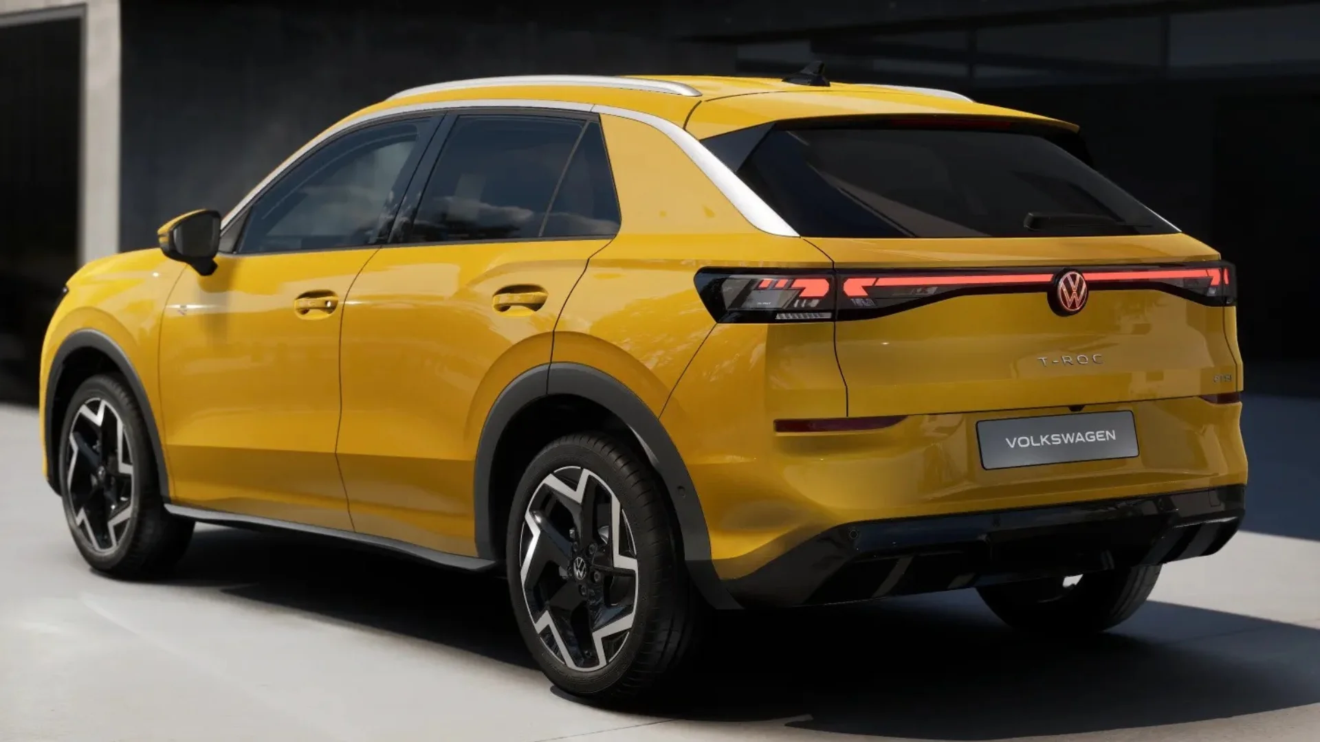 T-Roc R-Line Heck Ansicht