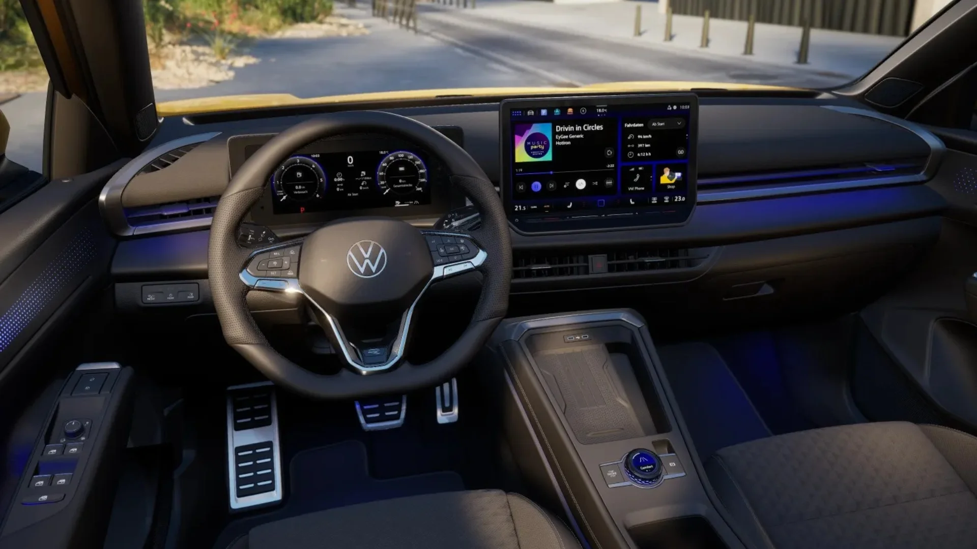 T-Roc R-Line Infotainment Ansicht