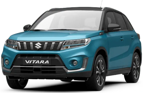 Suzuki Vitara von vorn in Farbe Ocean