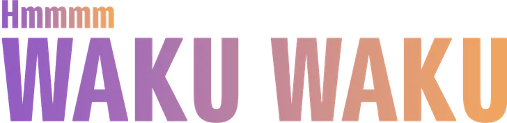 waku-waku Schriftzug