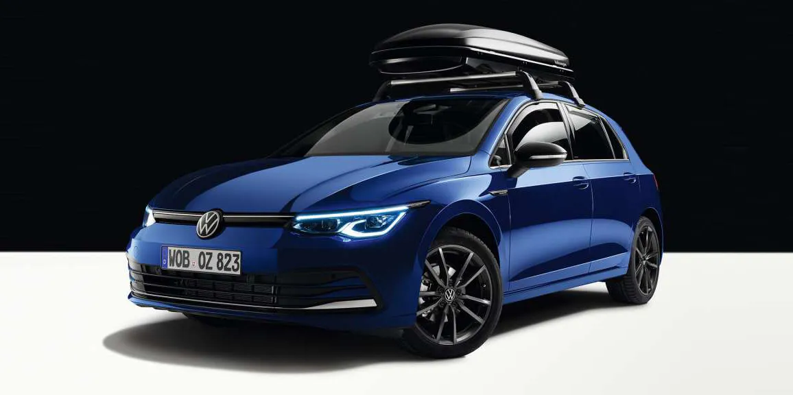 Volkswagen, Golf mit Dachbox